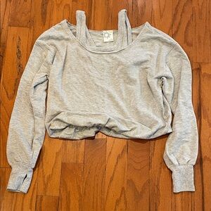 Aerie Light Gray Women's Sweatshirt